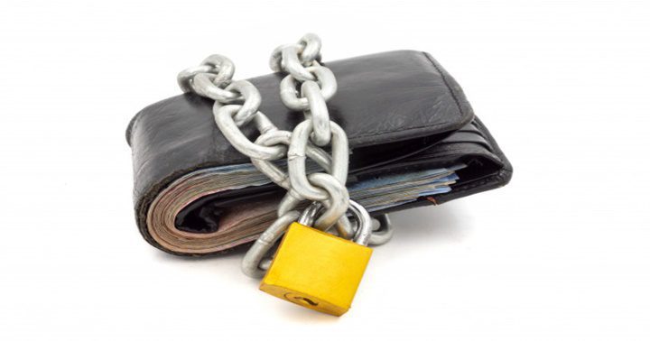 Cartera con cadena
