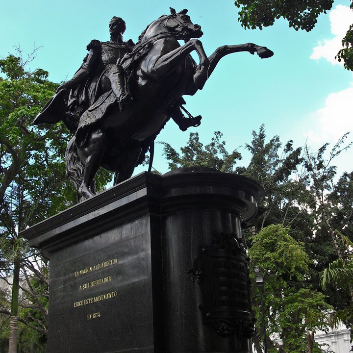 Simon Bolivar en Caracas 1