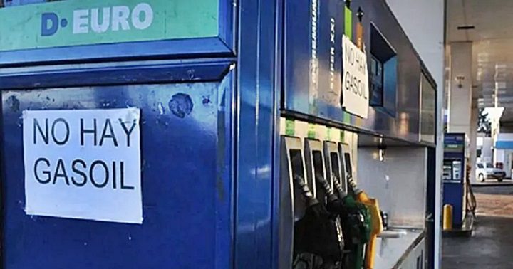 no hay gasoil