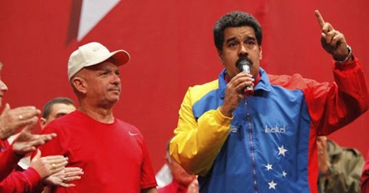 Hugo Carvajal y Nicolas Maduro