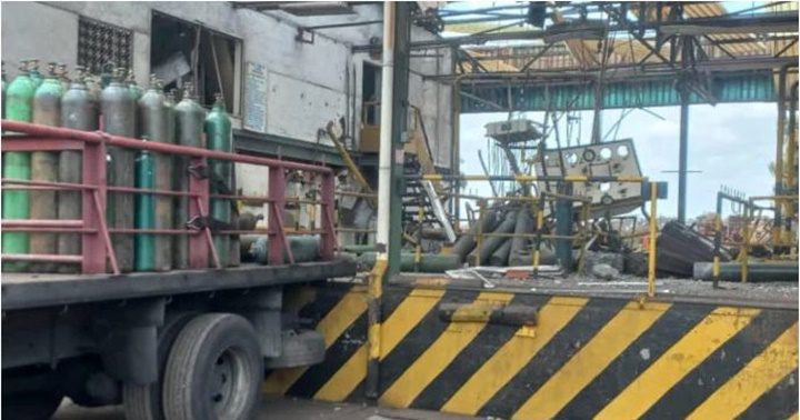 Una planta de llenado de oxigeno en Sidor