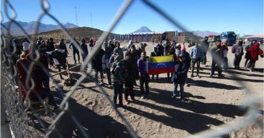 Venezolanos varados entre Peru y Chile