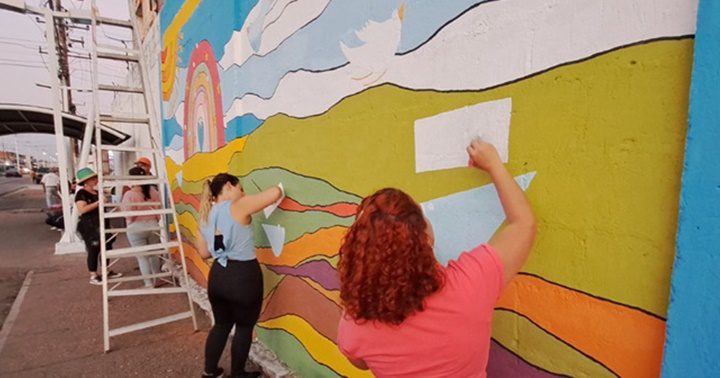 La historia del mural en honor al autismo 1