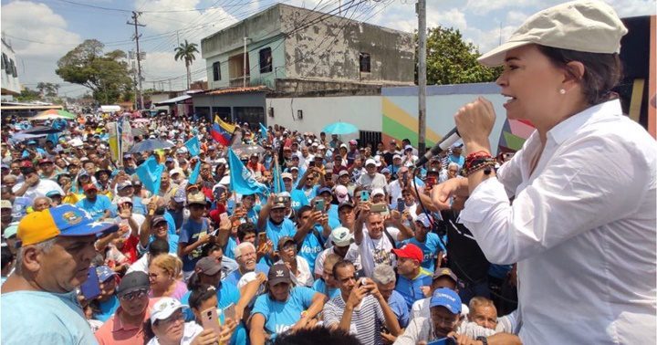 María Corina Machado en Yaracuy