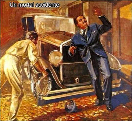Carro que golpeó a José Gregorio Hernández 1