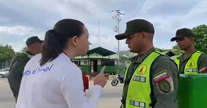 María Corina Machado y GNB
