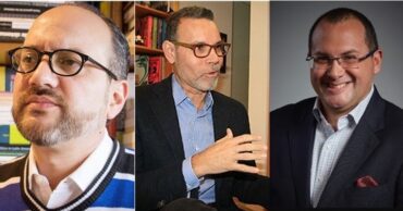 John Magdaleno, Luis Vicente León y Oswaldo Ramírez Colina