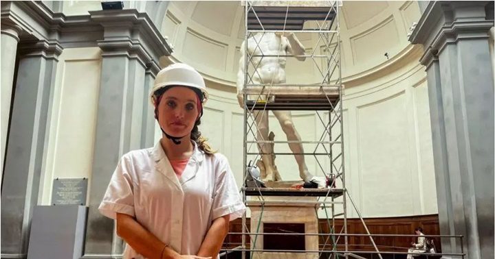 Eleonora Pucci restauradora del David