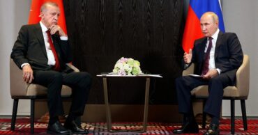 FILE PHOTO: Russian President Putin and Turkish President Erdogan meet in Samarkand