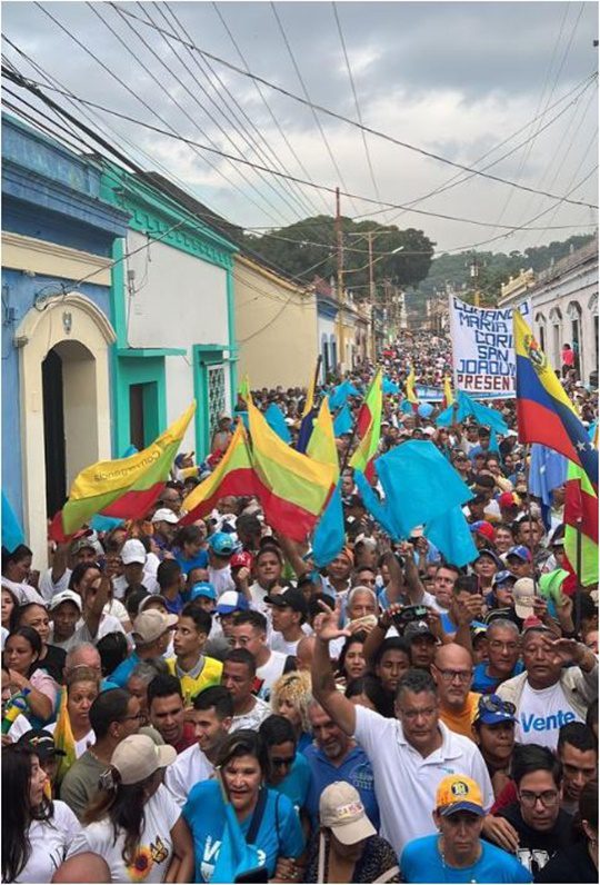 Carabobo esperando a María Corina machado