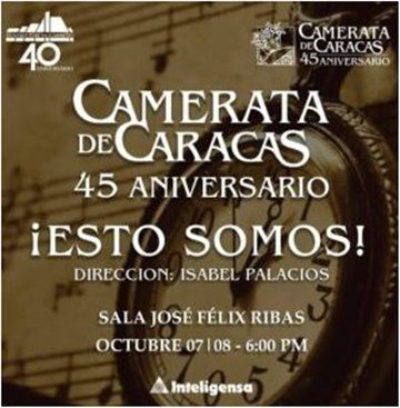 La Camerata de Caracas cumple 45 años