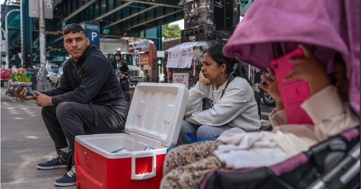 Venezolanos buhonerismo en Nueva York 1