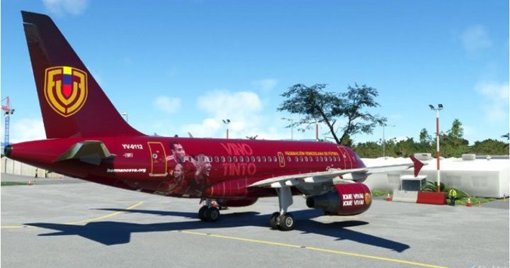 Avión de la Vinotinto en Perú