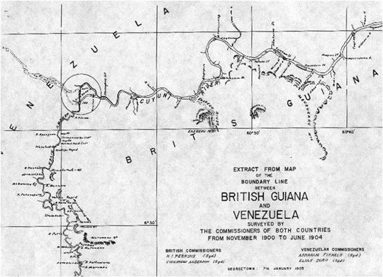 Mapa de 1904 señala la Isala de Anacoco en un círculo