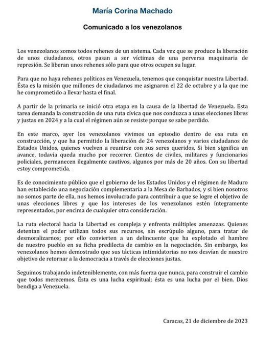 María Corina Machado