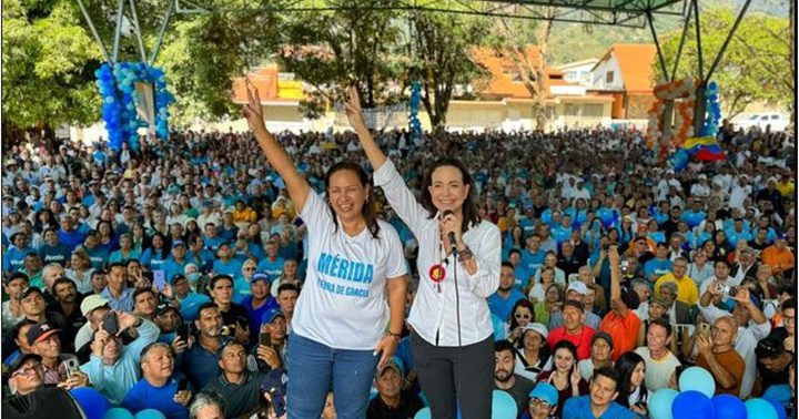 María Corina Machado en Mérida