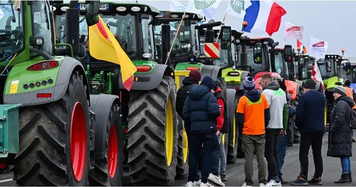 Agricultores europeos protestan