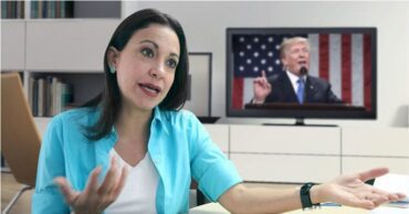 Donald Trump y María Corina Machado