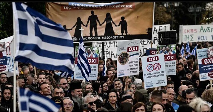 Grecia contra el matrimonio homosexual
