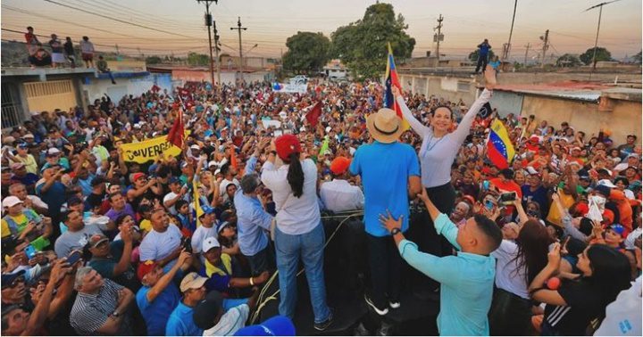 María Corina Machado en Sucre