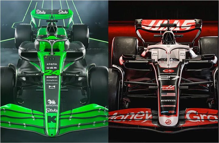 Sauber C44 y el Haas VF 24