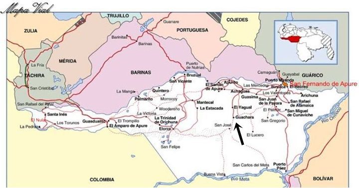 Mapa Apure