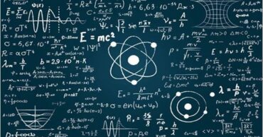 Pizarra con formulas