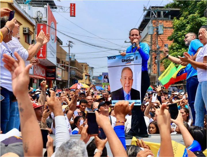 María Corina Machado en Turén