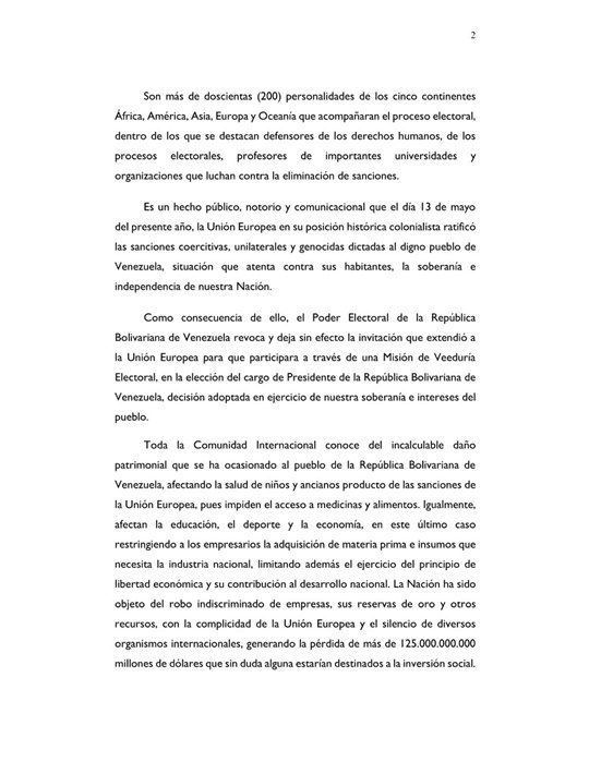 Comunicado CNE 28 5 2024 2