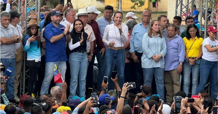 María Corina Machado en Aragua