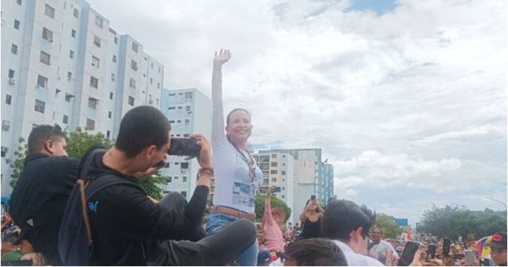María Corina Machado en Sucre en Lara