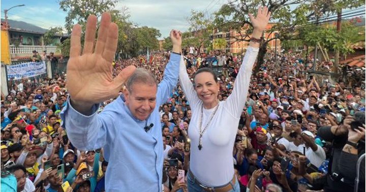 Edmundo González y María Corina Machado