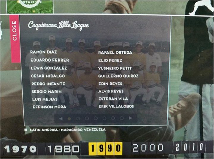 Integrantes del equipo campeón Zulia 1994