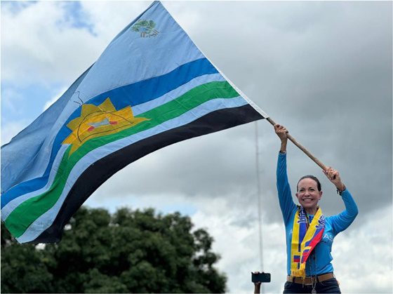 María corina Machado en Monagas