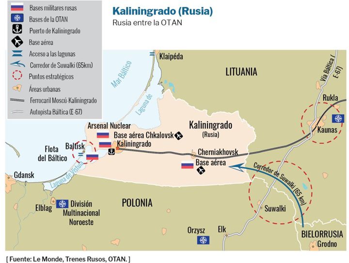 El enclave de Rusia en Europa