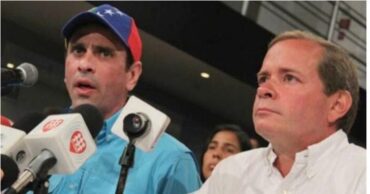 Juan Pablo Guanipa y Henrique Capriles Radonski