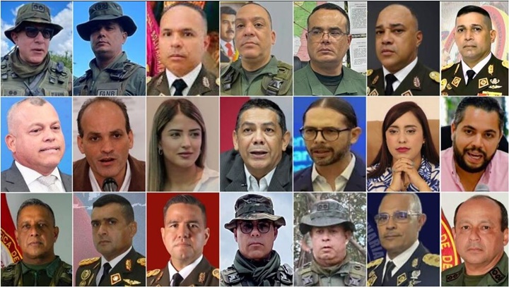 Funcionaris sancionados venezolanos 27 11 2024 EEUU