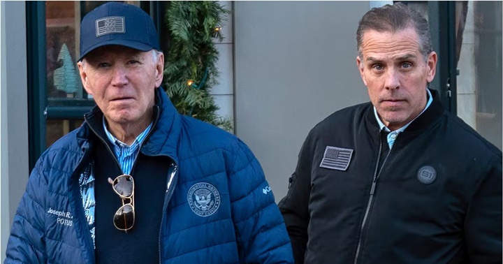 Joe Biden y su hijo Hunter