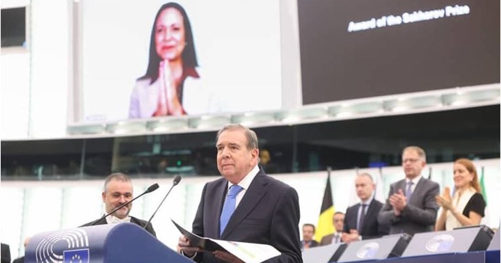 María Corina Machado y Edmundo González premio Sájarov 1