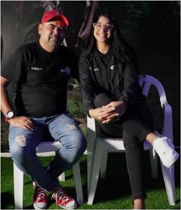 Willian Hernández y Julieth Bello