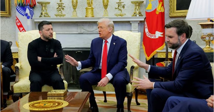 Donald Trump y Volodímir Zelensk
