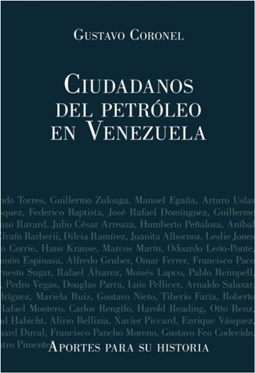 Libro de Gustavo Coronel