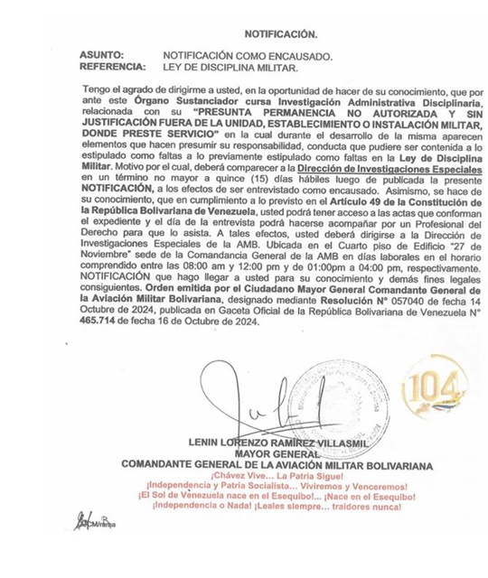 Aviación Militar Bolivariana 2024