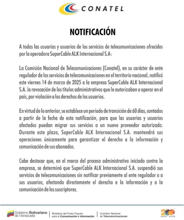 Conatel Supercable