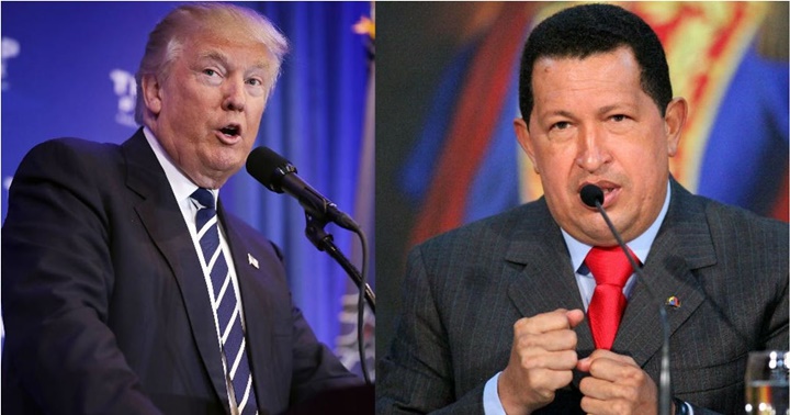 Donald Trump y Hugo Chávez