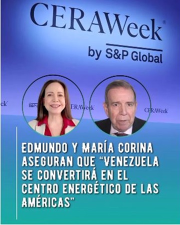 María Corina Machado y Edmundo González