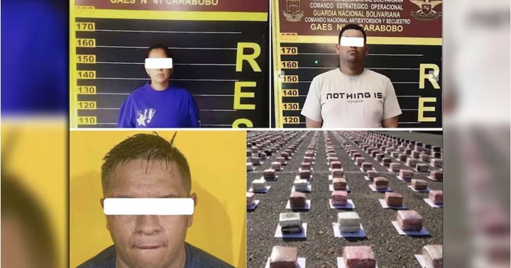 Detenidos droga Venezuela