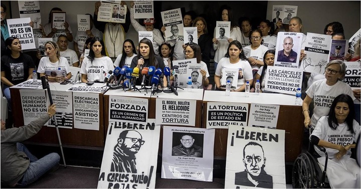 Mujeres familiares de presos políticos