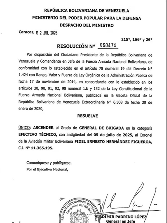 Resolución 60474 FANB
