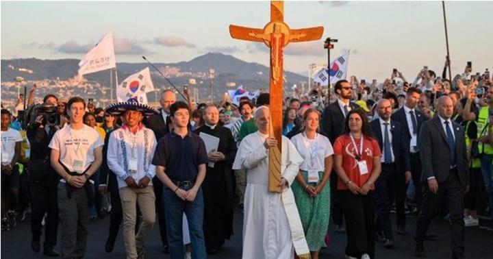 El Papa León en Tor Vergata 8 2025